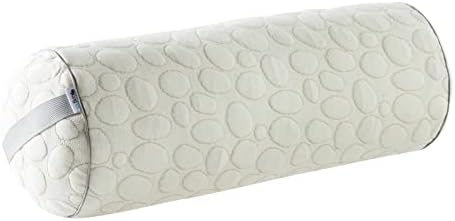  Kingnex Zipper Adjustable Under Knees Bolster Roll Pillow To Relief Lower Back Pain Or Between Legs For Side Sleepers Shredded Latex Cyliner With Organic Cotton Cover 20x8