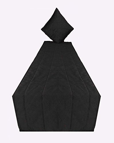  Quilted Bed Runner - Black Bed Scarf Long Side Runner Throw King/Queen/Twin Size With Decorative Cushion Cover Polyester 20" Wide X 102" Long (50 Cm X 300 Cm)