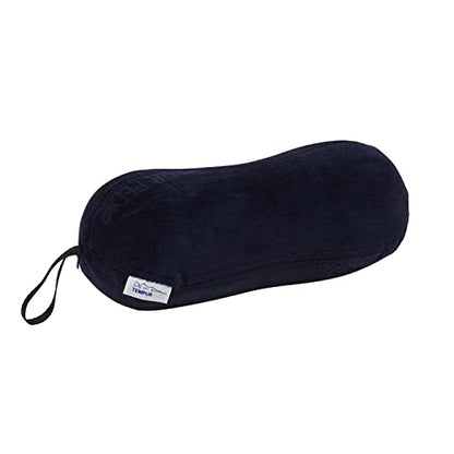  Tempur-Pedic All-Purpose Memory Foam Travel Pillow, Peanut-Shaped Lumbar Pillow For Neck And Back Pressure Relief, Navy