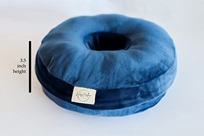  West Hollow Haven Piercing Pillow | Ear Pillow W/Cotton Inner Cover & Polyester Filling |Washable Pillow Case | Donut Pillow For Ear Pain |Ear Piercing & Side Sleeping | Ear Pain Pillows W/Holes