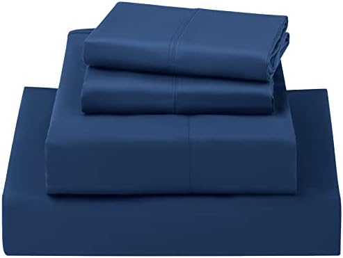  LBRO2M Bed Sheet Set Queen Size 16 Inches Deep Pocket 1800 Thread Count 100% Microfiber Sheet,Bedding Super Soft Comfortable, Cool Warm,4 Piece（Dark Grey）