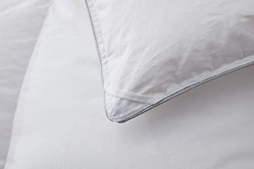  Winter Goose Feathers And Down Comforter Duvet Insert, 100% Cotton Cover, 58 Oz Fill Weight, Winter (California King)