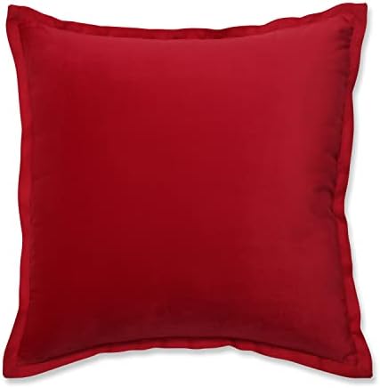  Pillow Perfect Indoor Velvet Collection Lumbar Pillow, 12" X 20", Black