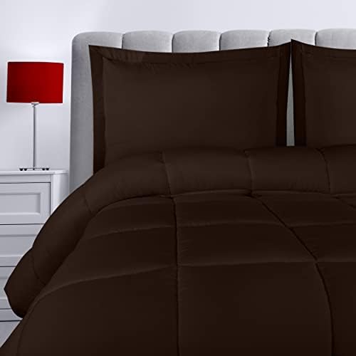  Queen Comforter Set With 2 Pillow Shams - Bedding Comforter Sets - Down Alternative White Comforter - Soft And Comfortable - Machine Washable