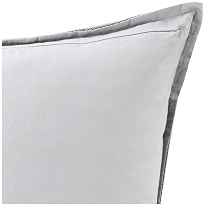 Nautica - Euro Sham, Stylish Home Decor With Hidden Zipper Closure (Fairwater Blue, 26" X 26")