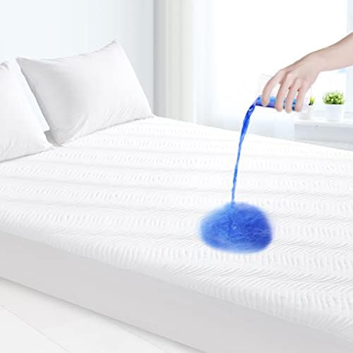 Premium Waterproof Mattress Protector Cal King Size, 3D Air Fabric Breathable Ultra Soft Noiseless, 8”-21" Deep Pocket Mattress Pad, Washable Mattress Cover