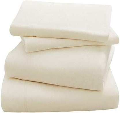  Peak Performance 3M Scotchgard Micro Fleece Bed Sheet Set Wrinkle And Stain Resistant, Soft Plush Sheets With 14" Deep Pocket, Cold Season Cozy Bedding-Set, Matching Pillow Case, Queen, Grey, 4 Piece