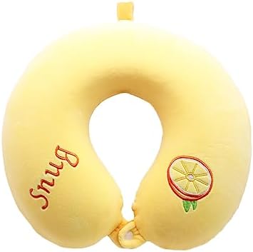  CHDN Travel Pillow Cute Comfortable&Washable Neck Pillow For Airplane Travel Office(Drak Blue)