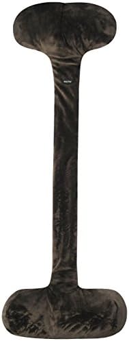  Body Prop Adjustable Over-The-seat Pillow With Buckwheat Hull Filler By VisionX Products For Recliner, Sofa, Couch Neck Pillow (Classic (26"), Brown)