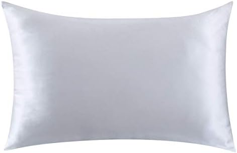  100% Pure Mulberry Silk Pillowcase With Zipper For Skin&Hair Care Both Sides Soft Breathable (Pattern02, Standard)