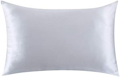  100% Pure Mulberry Silk Pillowcase With Zipper For Skin&Hair Care Both Sides Soft Breathable (Pattern02, Standard)