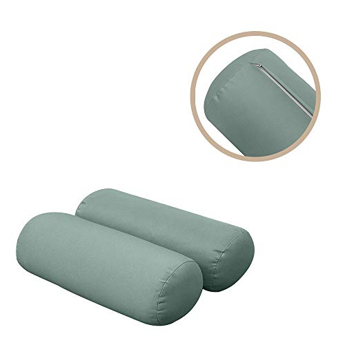  *Cover ONLY*-Style 3 Outdoor Daybed Mattress Bolster Back Pillow Slipcovers Knife Edge Twin-AD002
