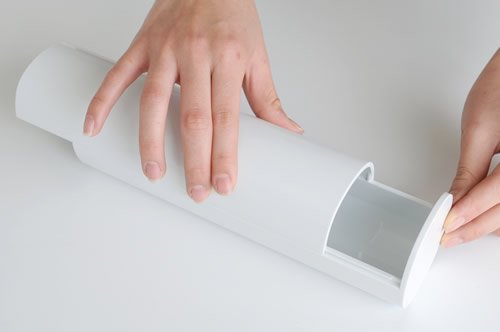 Alessi Aleesi PL06 W Birillo Cotton Pad Dispenser, White