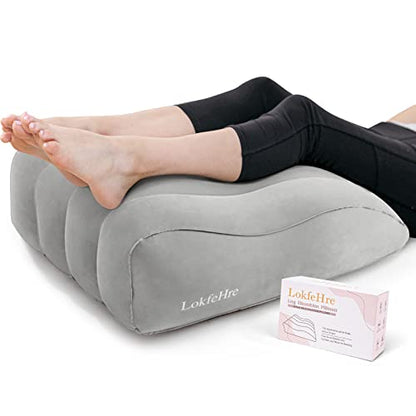  LOKFEHRE Leg Elevation Pillow,Inflatable Wedge Pillows,Comfort Leg Pillows For Sleeping,Wedge Pillow For Legs And Reduce Swelling,Suitable For Improving Sleep Quality,Pregnant,Injury,Recovery