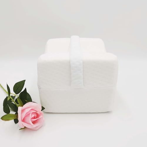  MEDIORTHON Memory Foam Leg Pillow - Knee Pillow For Side Sleepers Hip Pain - Hip Pillow For Side Sleepers - White Elegant Pillows For Side Sleepers