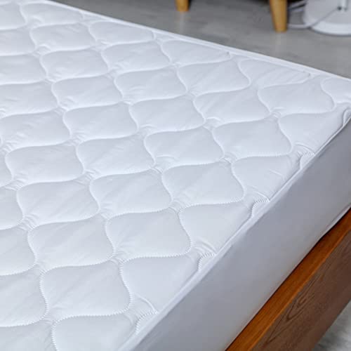  Quilted Waterproof Twin XL Mattress Protector Pad For College Dorm Room Bed Soft Noiseless Fitted Matress Cover With Elastic Pocket