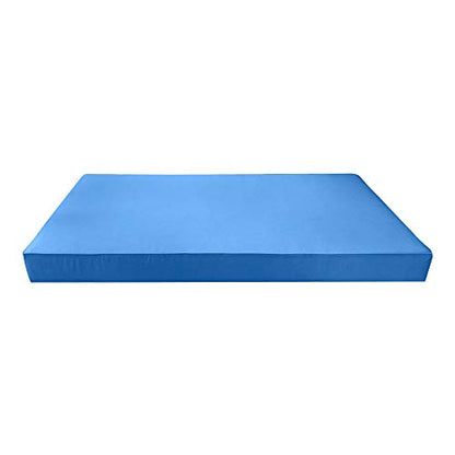  PROLINEMAX |Cover ONLY| Outdoor Style 3 Twin Piped Trim Daybed Mattress Bolster Pillow Fitted Sheet AD102
