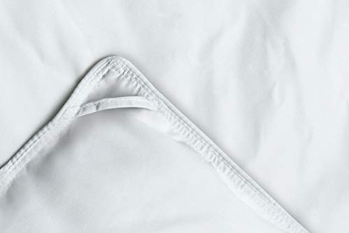  White Comforter Queen Hypoallergenic Duvet Insert Microfiber All Season Goose Down Alternative Quilted - Corner Loops - Box Stitched - Washable - 90" W X 94" L