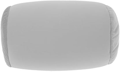 Mooshi Squish Mini Microbead Jelly Bean Bed Pillow (12" X 7") – Airy Squishy Soft Microbeads – Eight Wild Fun Colors To Choose From – Cuddly And Fun Dormroom Accessory – Bed Pillow, Light Grey