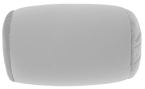  Mooshi Squish Mini Microbead Jelly Bean Bed Pillow (12" X 7") – Airy Squishy Soft Microbeads – Eight Wild Fun Colors To Choose From – Cuddly And Fun Dormroom Accessory – Bed Pillow, Light Grey