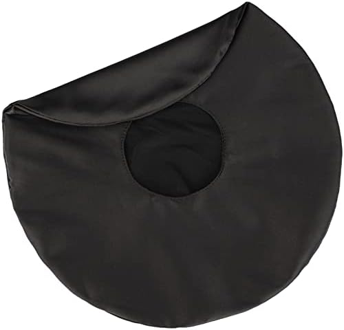  D. Cozy Ear Piercing Pillow For Side Sleepers CHN Pillow With Hole For Ear Pain Inflammation Pressure Sores Side Sleeping O-Shaped Donut Guard With Removable Cover Silk Gray