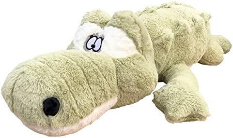  Hofun4U Crocodile Plush Pillow, Alligator Stuffed Animal, Giant Crocodile Plush Body Pillow Home Decor Xmas Valentine’s Birthday Gift For Boys Girls Adults Kids (Shade Green,67 Inch)