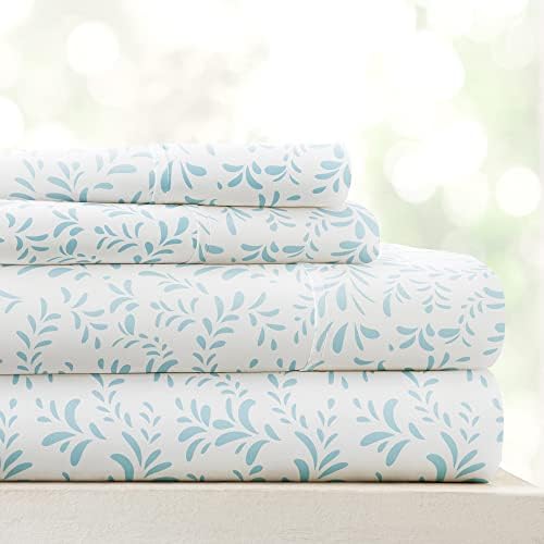  4 Piece Twin Bedding Sheet Set (Pink Floral) - Sleep Better Than Ever With These Ultra-Soft & Cooling Bed Sheets For Your Twin Size Bed - Deep Pocket Fits 16" Mattress