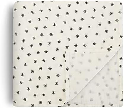  Mushie Muslin Baby Swaddle Blanket | 100% Organic Cotton (Sun)