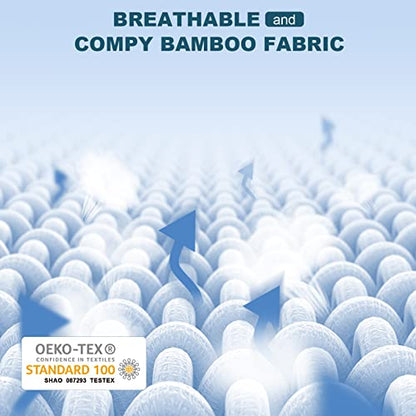  Twin XL Mattress Topper, Mattress Topper Twin Extra Long, Ferlizer 3 Inch Memory Foam Mattress Topper Twin XL For College Dorm With Removable Bamboo Cover And Straps