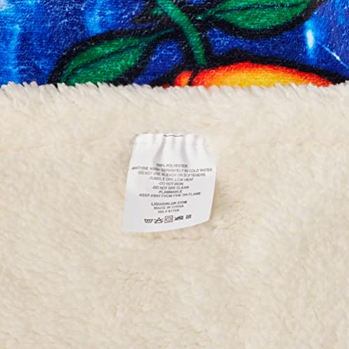  Men's Grateful Dead Ship Of Fools Warm Coral Fleece Throw Blanket, Multicolor, 50" X 60"