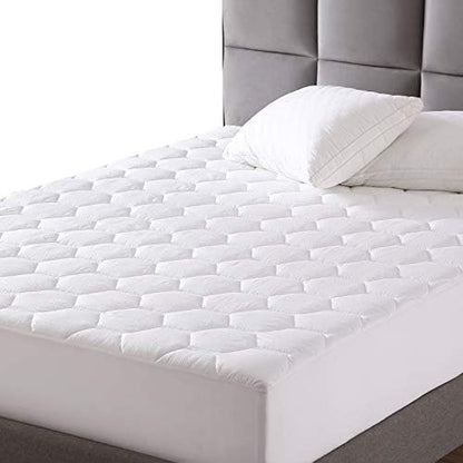  Premium Full Mattress Protector Waterproof,Breathable & Noiseless Mattress Cover,Fitted 10''-18'' Deep Pocket