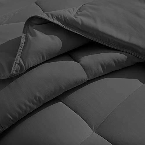  Charcoal Twin Extra Long Down Alternative Comforter Set By Ivy Union