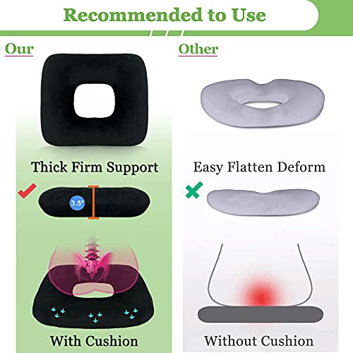 Bed Sore Cushions For Butt Positioning Pillow Pressure Ulcer Cushion Donut Pressure Relief Pillow Wedge For Sleeping Position Wedge After Surgery Turning Back Body Leg Support Medical Seat Cushion