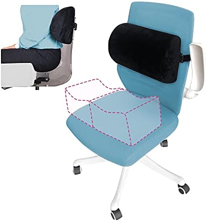  AOSSA BBL Pillow Back Support Brazilian Pillow After Surgery Butt Pillows For Woman Post Recovery Butt Lift Sitting Driving Chair Seat Cushion(Back Support Only) (Black)