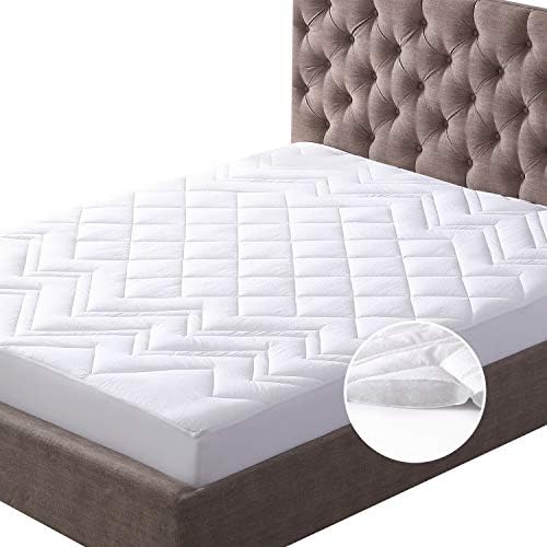  Premium Full Mattress Protector Waterproof,Breathable & Noiseless Mattress Cover,Fitted 10''-18'' Deep Pocket