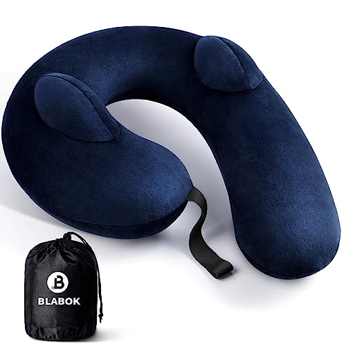  BLABOK Airplane Pillow Comfortable And Portable, Travel Neck Pillow With Washable Cover (C4)