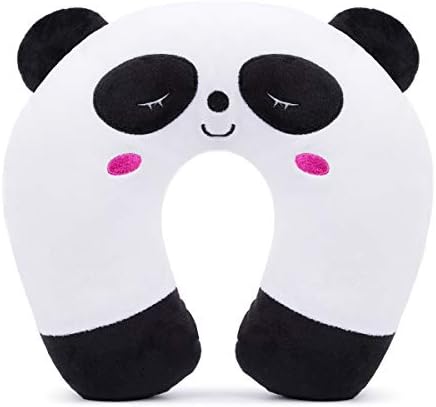  GLCS GLAUCUS Kids Travel Pillow For Airplane Car Seat Cute Animal Neck Pillow Comortable U Shaped Head Chin Support Pillow Travel Essentials For Toddlers Adults Road Trip Strawberry