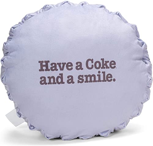  Drink Coca-Cola Bottle Cap 16 Inch Plush Polyester Embroidered Pillow