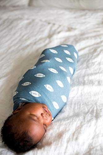  Large Premium Knit Baby Swaddle Receiving Blanket Quarterback