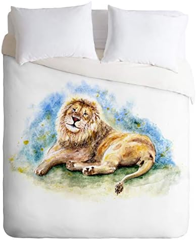  Society6 Anna Shell Winking Owl Comforter Set With Pillowcase(s), Twin, Brown