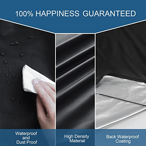  Mattress Bags For Moving, Twin Mattress Bags For Storage, Heavy Duty Mattress Bag With 8 Handles & Adjustable Straps, 100% Waterproof Mattress Cover For Moving, Reusable Thick Tarp, Black