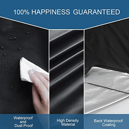  Mattress Bags For Moving, Twin Mattress Bags For Storage, Heavy Duty Mattress Bag With 8 Handles & Adjustable Straps, 100% Waterproof Mattress Cover For Moving, Reusable Thick Tarp, Black