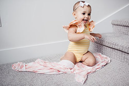  Copper Pearl Large Premium Knit Baby Swaddle Receiving Blanket London