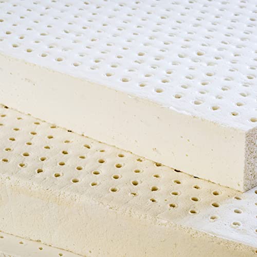  100% Natural Latex Mattress Topper - Medium - 3" King