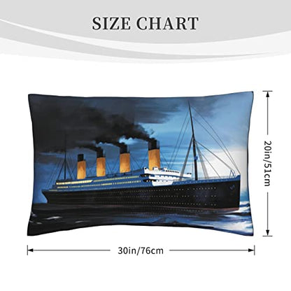  1 Pack Titanic Pillow Covers Super Soft Rectangle Decorative Throw Pillowcase With Envelope Closure Wrinkle Fade And Stain Resistant 20x30
