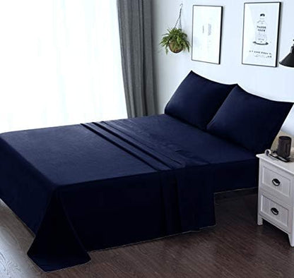  OBA HOME Microfiber Bed Sheet Set - Twin Size (Beige)