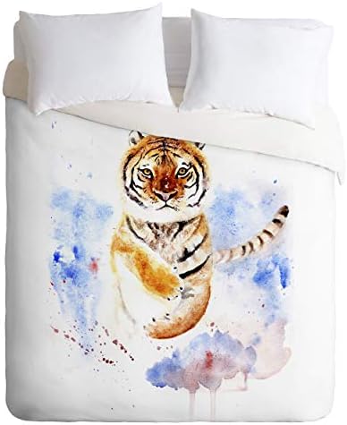 Society6 Anna Shell Winking Owl Comforter Set With Pillowcase(s), Twin, Brown