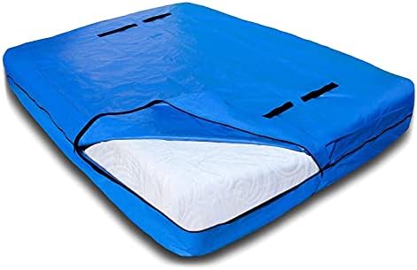  Mattress Storage Bag, Heavy-Duty Waterproof With 8 Handles Mattress Cover For Moving, Strong Zipper, Reusable, Ultra-Thick Mattress Protector (Queen)