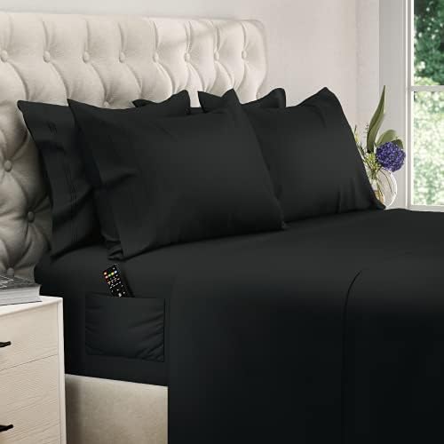  Deep Pocket Queen Sheets - 6 PCS Set - Up To 15 Inches - 2500 Supreme Collection - Superior Softness - Hotel Luxury Sheets & Pillowcases Set - Wrinkle And Fade Resistant (Queen, Gray)