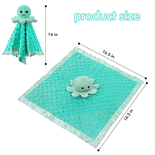  JARIFERR Baby Security Blanket Loveys For Baby Snuggle Toy Plush Octopus Stuffed Animal Baby Gifts For Girls And Boys Newborn